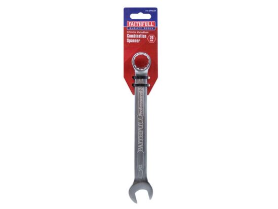 Combination Spanner CV Satin Finish 20mm