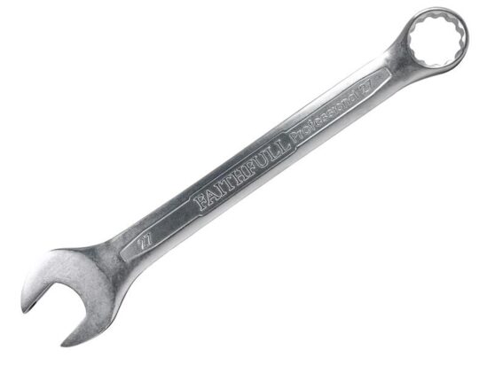 Combination Spanner CV Satin Finish 28mm