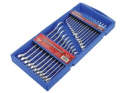 Chrome Vanadium Comb Spanner Set, 25 Piece