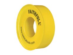 P.T.F.E Gas Tape 12mm x 5m White (Pack 10)