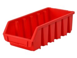 Interlocking Storage Bin Size 2L Red 116 x 212 x 75mm