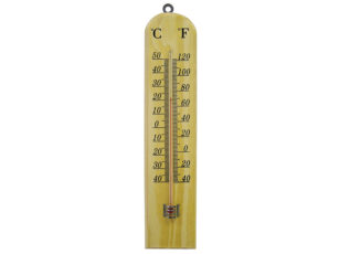 Wall Thermometer – Wood 260mm