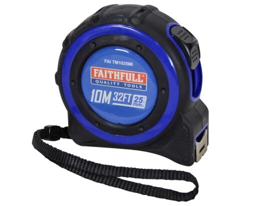 Trade Tape Measure 10m/33ft (Width 25mm)