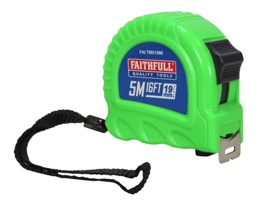 Twin Lock Tape Measure 5m/16ft (Width 19mm) - Image 3