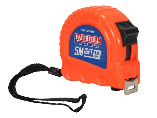 Twin Lock Tape Measure 5m/16ft (Width 19mm) - Image 5