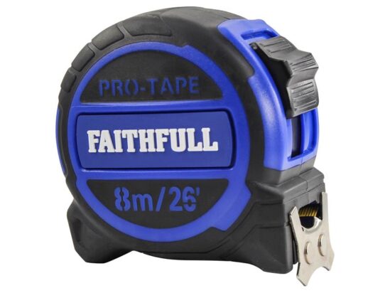 Pro Tape Measure 8m/26ft (Width 32mm)