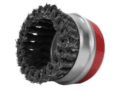 Wire Cup Brush Twist Knot 80mm M14x2, 0.50mm Steel Wire