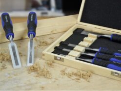 Soft Grip Chisel Set + Storage Box, 6 Piece