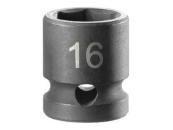 6-Point Stubby Impact Socket 1/2in Drive 16mm