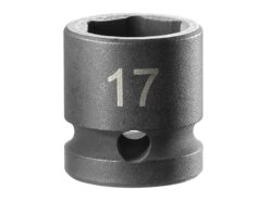 6-Point Stubby Impact Socket 1/2in Drive 17mm