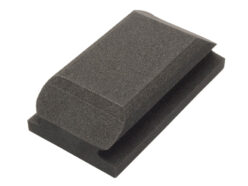 Hand Sanding Block Shaped Black 70 x 125mm