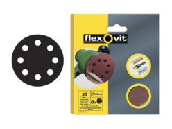 Hook & Loop Sanding Disc 115mm Medium 80G (Pack 6)