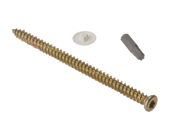 Concrete Frame Screw TORX® Compatible High-Low Thread ZYP 7.5 x 42mm Bag 10