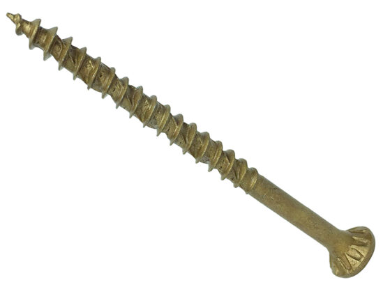 ForgeFast TORX® Compatible Decking Screws CSK Tan 4.5x50 T25 Tub 600