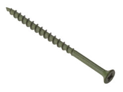 Decking Screw Pozi Compatible ST Green Anti-Corrosion 4.5 x 55mm Tub 1000