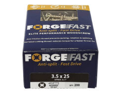 ForgeFast Pozi Compatible Elite Performance Wood Screw ZY 3.5 x 25mm Box 200