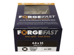 ForgeFast Pozi Compatible Elite Performance Wood Screw ZY 4.0 x 35mm Box 200