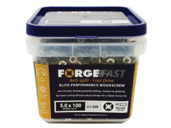 ForgeFast Pozi Compatible Elite Performance Wood Screw ZY 5.0 x 100mm Tub 300