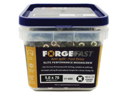 ForgeFast Pozi Compatible Elite Performance Wood Screw ZY 5.0 x 70mm Tub 450