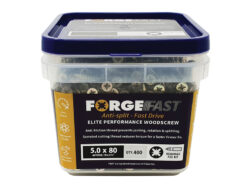 ForgeFast Pozi Compatible Elite Performance Wood Screw ZY 5.0 x 80mm Tub 400