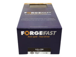 ForgeFast Pozi Compatible Elite Performance Wood Screw ZY 6.0 x 200mm Box 100