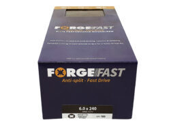 ForgeFast Pozi Compatible Elite Performance Wood Screw ZY 6.0 x 240mm Box 100