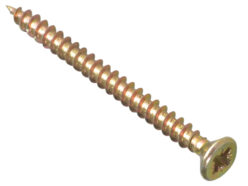 Multi-Purpose Pozi Compatible Screw CSK ST ZYP 4.0 x 50mm Box 200