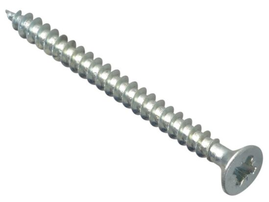 Multi-Purpose Pozi Compatible Screw CSK ST ZP 4 x 50mm Box 200