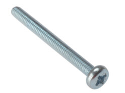 Machine Screw Pozi Compatible Pan Head ZP M3 x 20mm Bag 25