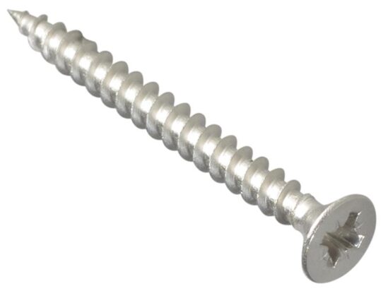 Multi-Purpose Pozi Compatible Screw CSK ST S/Steel 4.0 x 40mm Box 200