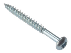 General Purpose Pozi Compatible Screw Round Head TT ZP 1.1/2in x 10 Box 200