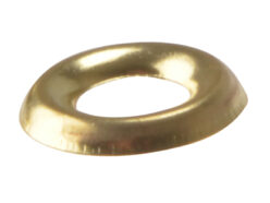 Screw Cup Washers Solid Brass Polished No.8 Bag 200