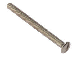 Socket Screw Slotted Raised Head Nickel Plated 3.5 x 40mm Bag 100