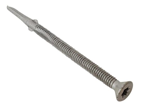 TechFast Timber to Steel CSK/Wing Screw No.3 Tip 5.5 x 110mm Box 50