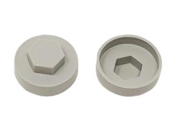 TechFast Cover Cap Goosewing Grey 16mm (Pack 100)