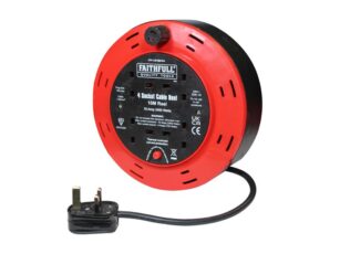 Cable Reel 240V 10A 4-Socket 10m