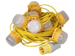 Festoon Lights 10 LED Bulbs 110V 22m