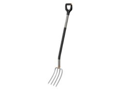 Ergonomic Garden Fork Grey