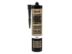 THE WORKS PRO Sealant & Adhesive Grey 290ml