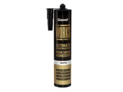 THE WORKS PRO X High Grab Adhesive White 290ml