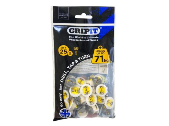 Yellow Plasterboard Fixings 15mm (Pack 25) - Image 4