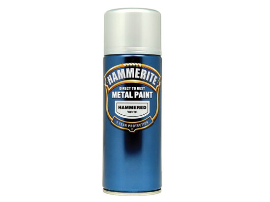 Direct to Rust Hammered Finish Aerosol White 400ml