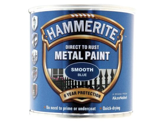 Direct to Rust Smooth Finish Metal Paint Blue 250ml