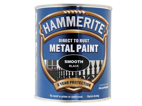 Direct to Rust Smooth Finish Metal Paint Black 750ml