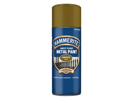 Direct to Rust Smooth Finish Aerosol Gold 400ml