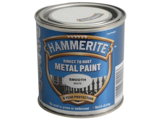 Direct to Rust Smooth Finish Metal Paint White 250ml