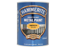 Direct to Rust Smooth Finish Metal Paint Yellow 5 Litre