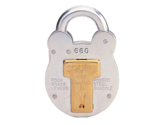 660KA Old English Padlock with Steel Case 64mm Keyed