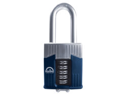 Warrior High-Security Long Shackle Combination Padlock 65mm