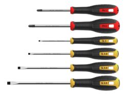 Phillips & Slotted Screwdriver Set, 6 Piece